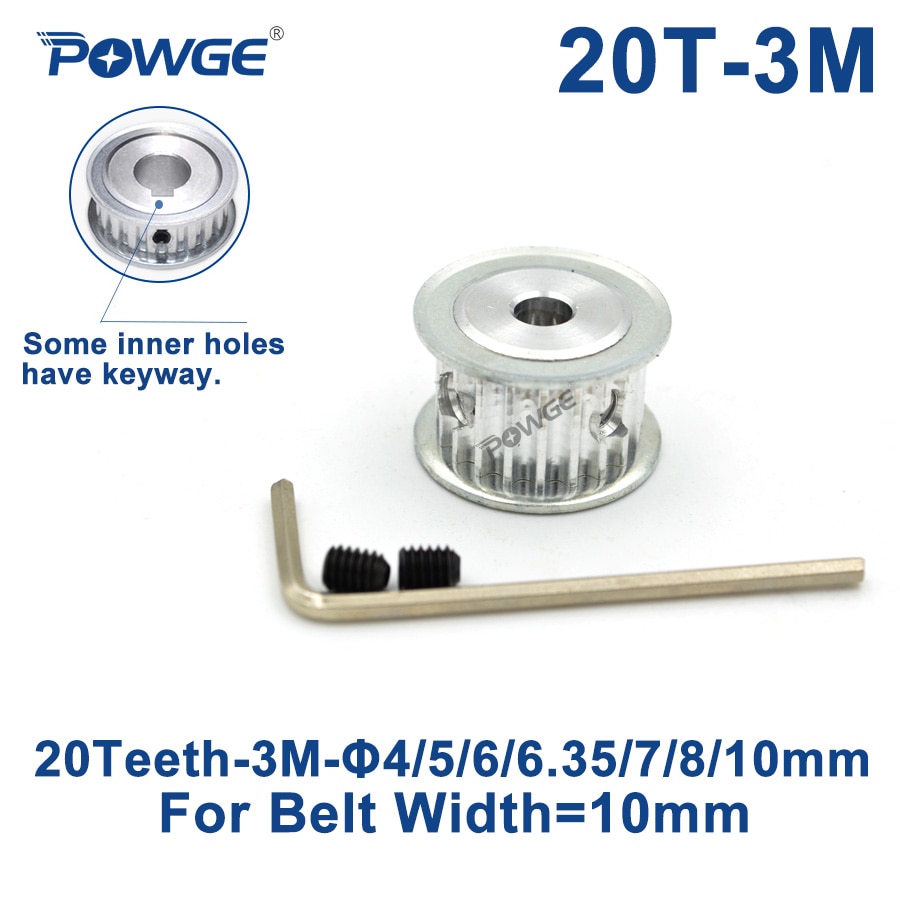 POWGE 20  HTD 3M Ÿ̹ Ǯ  4/5/6/6.35/7/mm ..